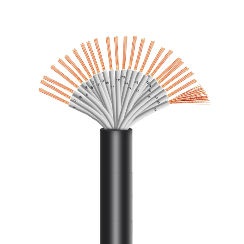 ZR-RVV 24芯  24*0.5mm?--24*1.0mm? 铜芯聚氯乙烯绝缘聚乙烯护套软电线 国标铜芯低压电缆