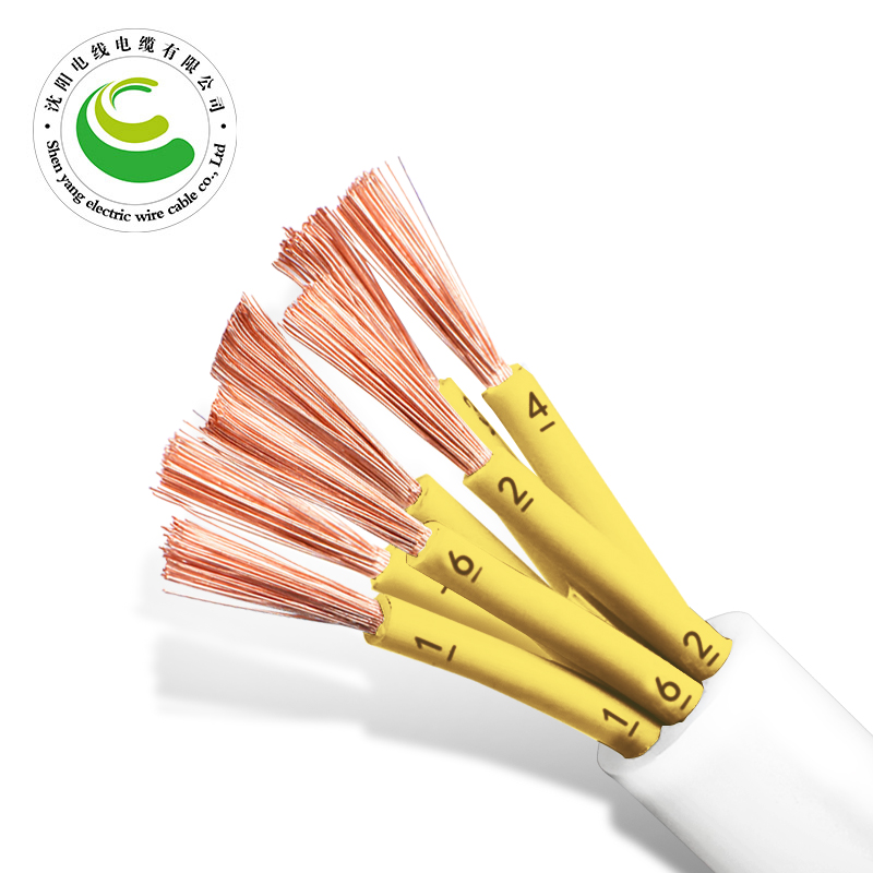 ZR-RVV 7芯  7*0.5mm?--7*1.5mm? 铜芯聚氯乙烯绝缘聚乙烯护套软电线 国标铜芯低压电缆
