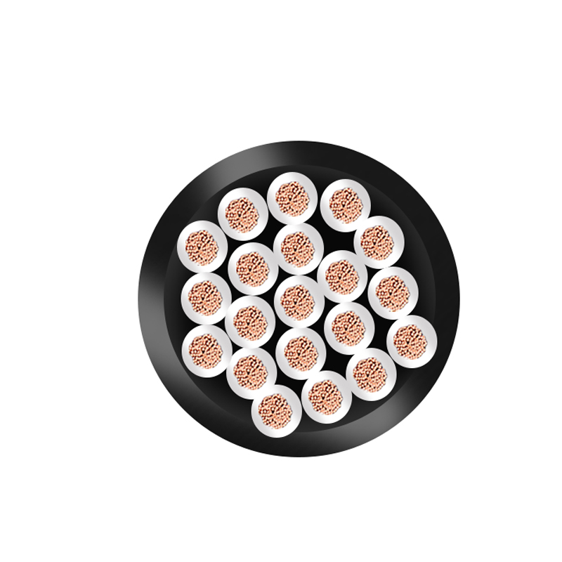 ZR-RVV 20芯  20*0.5mm?--20*1.0mm? 铜芯聚氯乙烯绝缘聚乙烯护套软电线 国标铜芯低压电缆