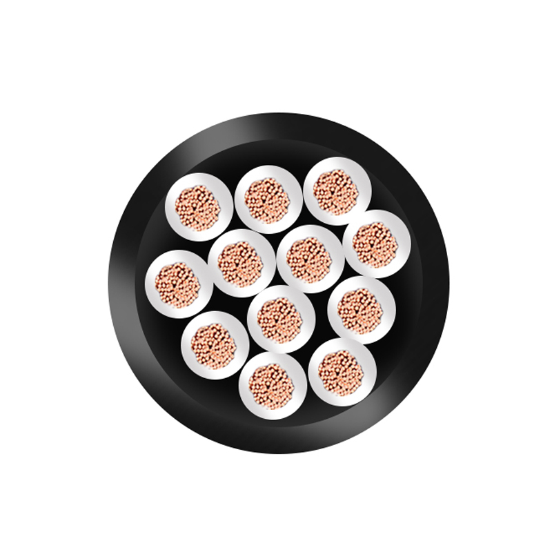 ZR-RVV 12芯  12*0.5mm?--12*1.5mm? 铜芯聚氯乙烯绝缘聚乙烯护套软电线 国标铜芯低压电缆