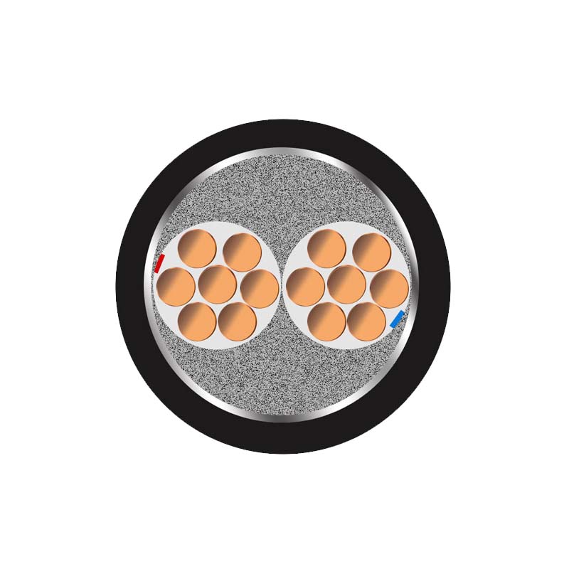 2芯（多根）  ZR-VV22  2*1.5mm?--2*50mm? 铜芯电缆 阻燃铜芯聚乙烯绝缘聚氯乙烯护套钢带铠装电力电缆