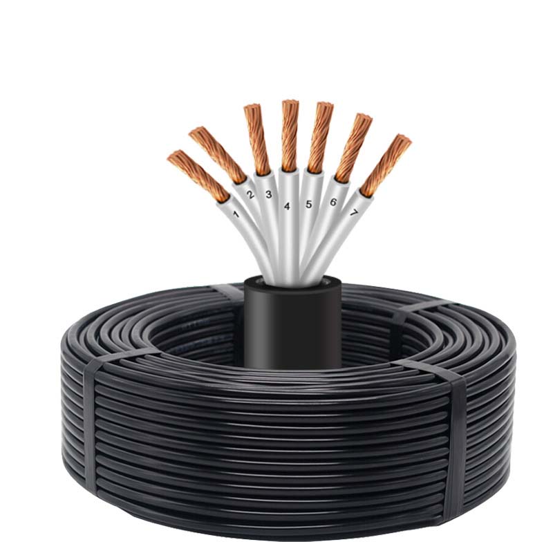 7芯  YZ 7*1.0mm?--7*4mm? 中型橡套软电缆 国标铜芯低压电缆