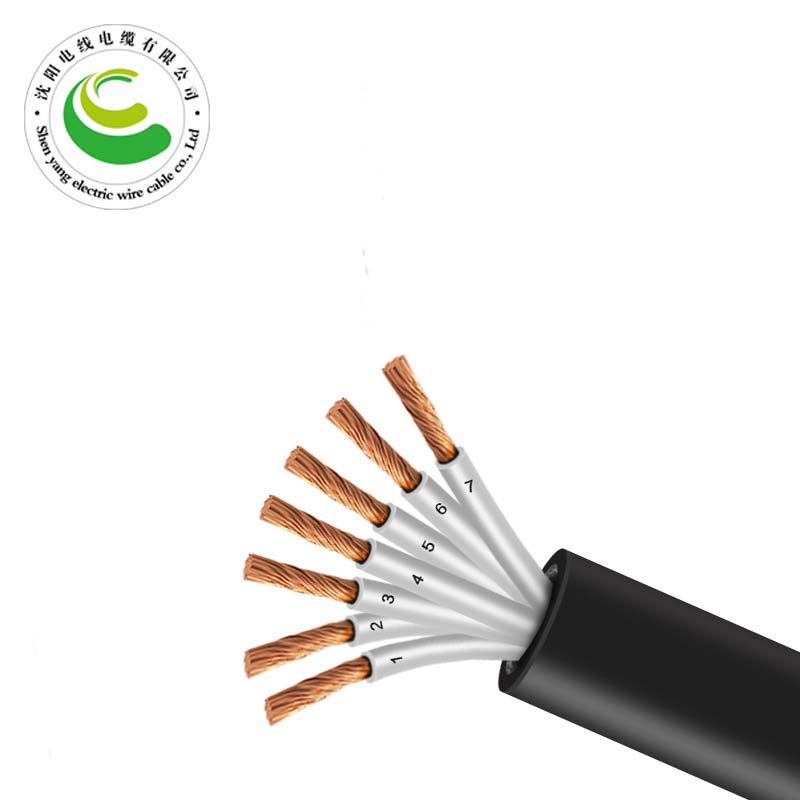7芯  YZ 7*1.0mm?--7*4mm? 中型橡套软电缆 国标铜芯低压电缆