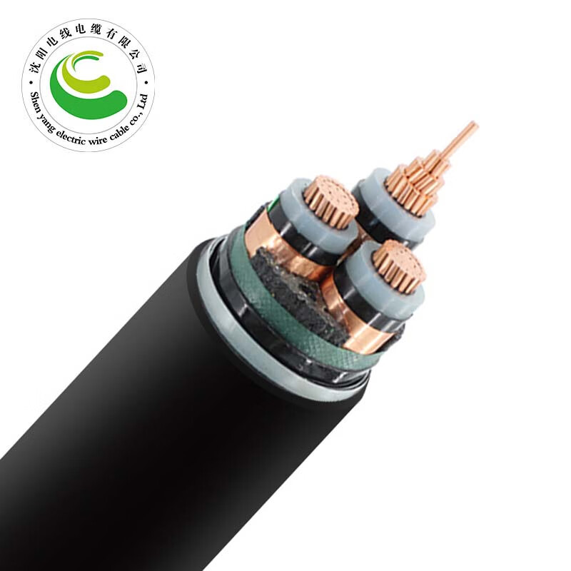 ZR-YJV22-8.7/15KV-3*35mm?-500mm? 国标铜芯阻燃铠装高压电力电缆 1米