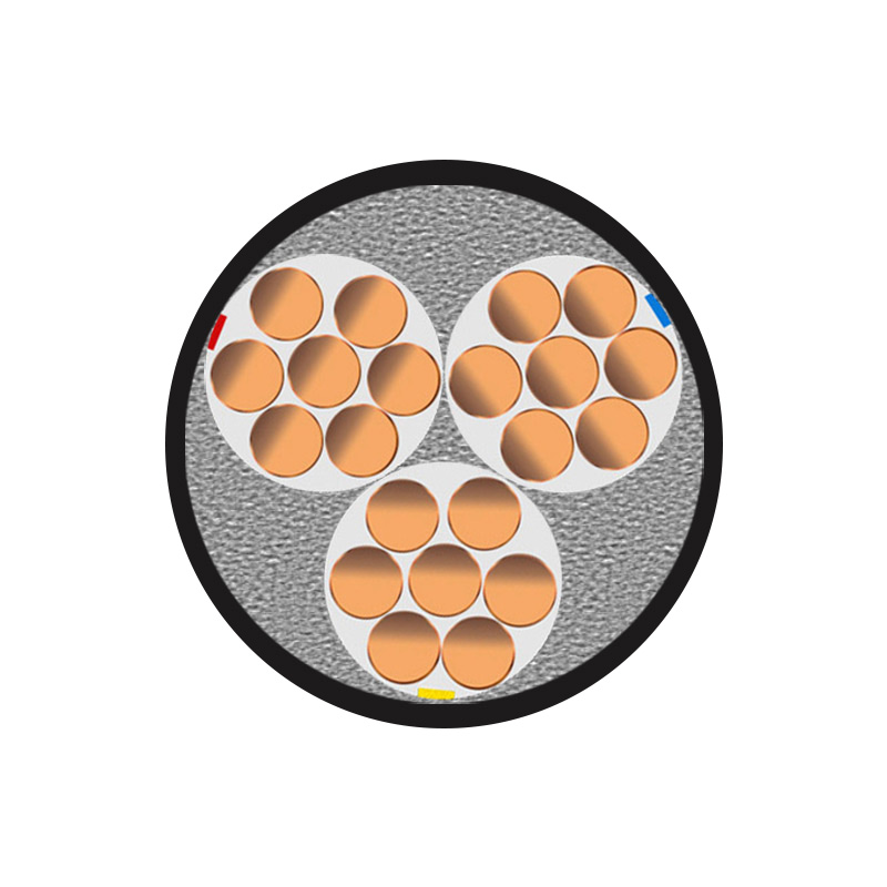 3芯（多根）  ZR-YJV  3*1.5mm?--3*50mm? 铜芯电缆 交联聚乙烯绝缘聚氯乙烯护套电力电缆