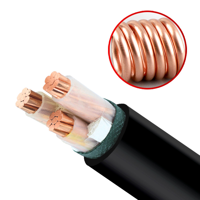 3芯(单根) ZR-YJV 3*1.5mm?--3*50mm? 交联聚乙烯绝缘聚氯乙烯护套电力电缆  铜芯电力电缆