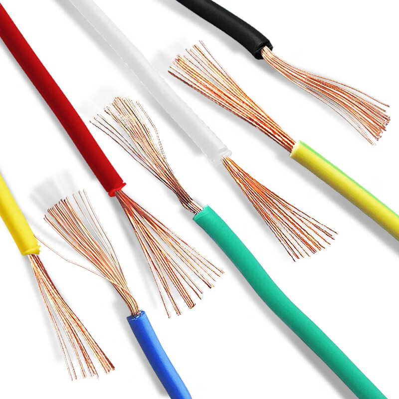 ZR-RV-450/750-1*4mm?国标铜芯阻燃多股软电线 95米/捆  0.5mm?-4mm?