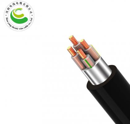 4芯 ZR-VV22  4*1.5mm?--4*240mm? 铜芯电缆 阻燃铜芯聚乙烯绝缘聚氯乙烯护套钢带铠装电力电缆