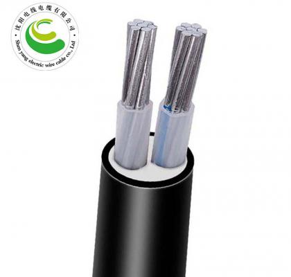 2芯  VLV  2*10mm?--2*35mm? 阻燃铝芯聚乙烯绝缘聚氯乙烯护套电力电缆 铝芯电力电缆