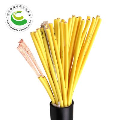 24芯  ZR-YJV 24*0.5mm?--24*2.5mm? 铜芯聚氯乙烯绝缘聚乙烯护套节造软电缆  铜芯电
