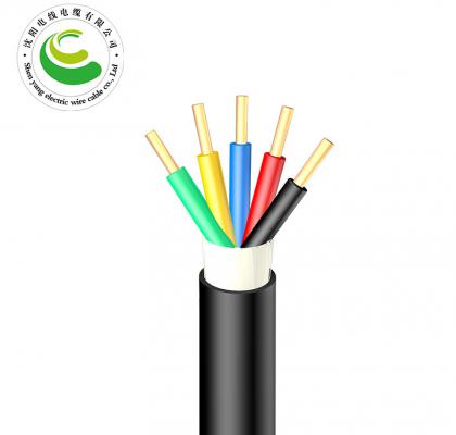 5芯  ZR-KVV  1.0-2.5mm?  阻燃铜芯聚氯乙烯绝缘聚乙烯护套电缆