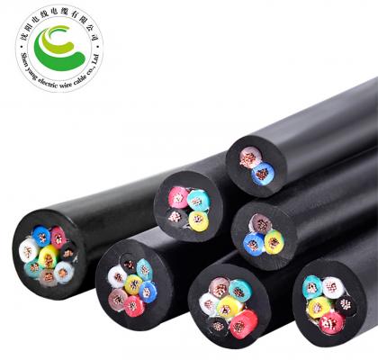 8芯  ZR-YJV 8*0.5mm?--8*2.5mm? 铜芯聚氯乙烯绝缘聚乙烯护套节造软电缆  铜芯电缆