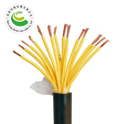 14芯  ZR-YJV 14*0.5mm?--14*2.5mm? 铜芯聚氯乙烯绝缘聚乙烯护套节造软电缆  铜芯电缆