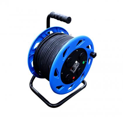 移动式电缆盘 A04 A05 YC-3×2.5 2*1.5 1*1.5带防水线玄色50m/台  防冻线30-50m