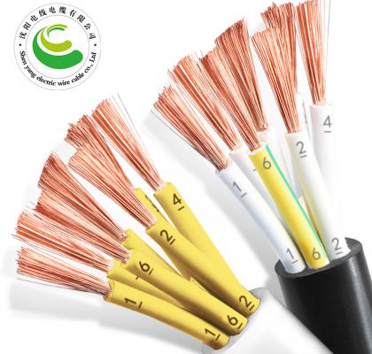 ZR-RVV 7芯  7*0.5mm?--7*1.5mm? 铜芯聚氯乙烯绝缘聚乙烯护套软电线 国标铜芯低压电缆