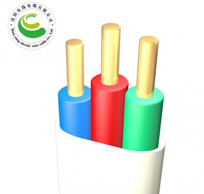 3芯  ZR-BVVB  3*1.5mm?--3*10mm?  铜芯电缆 阻燃铜芯聚乙烯绝缘聚氯乙烯护套扁型电缆